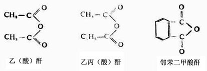 一、酰卤、酸酐、酯的构造和命名