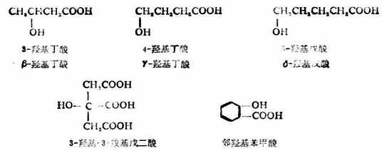 二、羟基酸的命名