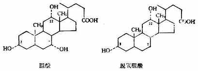 胆酸和脱氧胆酸