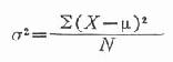 三、方差（variance）和标准差（standard deviation）